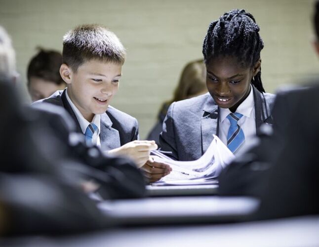 Students at Jubilee High School